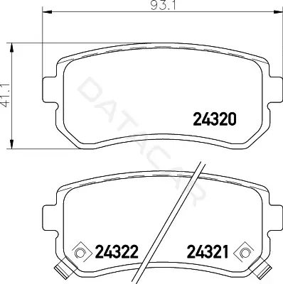 Тормозные колодки NISSHINBO NP6025