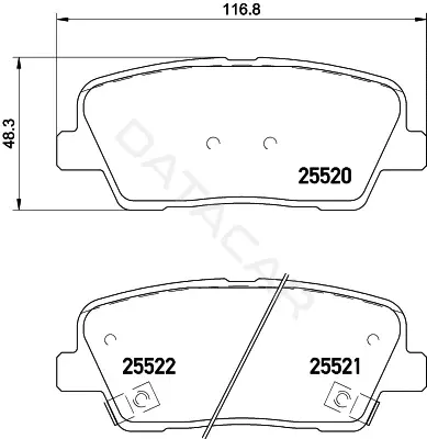 Тормозные колодки NISSHINBO NP6042