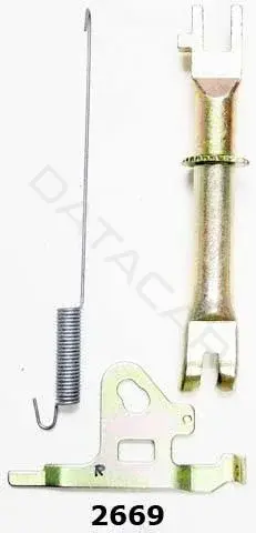 Ремкомплект тормозных колодок BETTER BRAKE PARTS 2669K