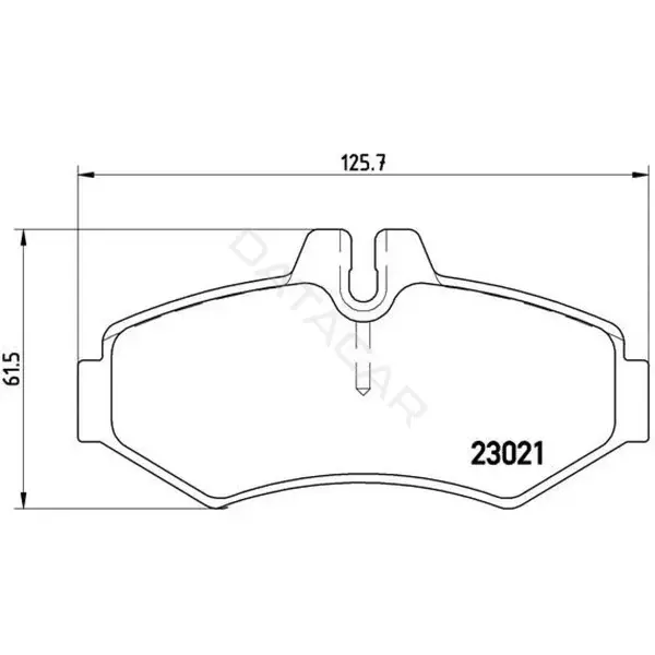 Тормозные колодки TRIALLI PF1571