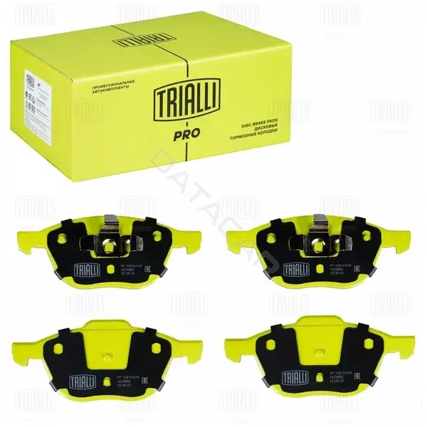 Тормозные колодки TRIALLI PF106101CR