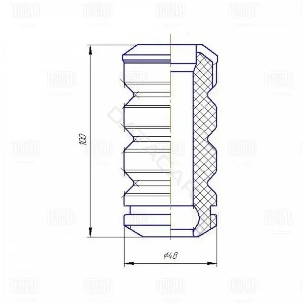 Пыльники и отбойники амортизатора TRIALLI BCS0136