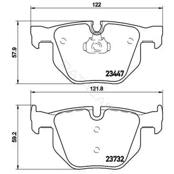 Тормозные колодки TRIALLI PF4143