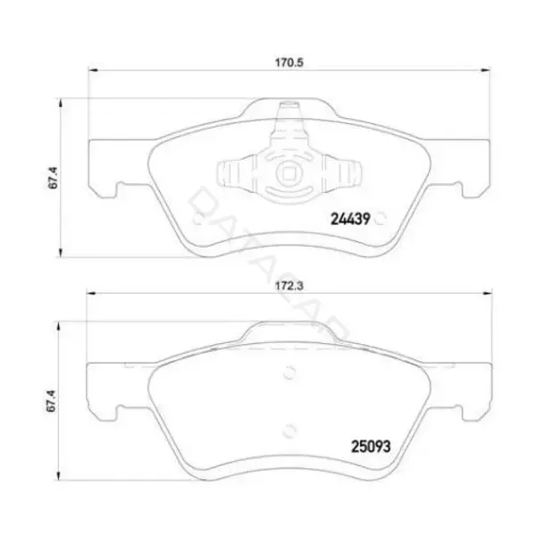 Тормозные колодки TRIALLI PF4266