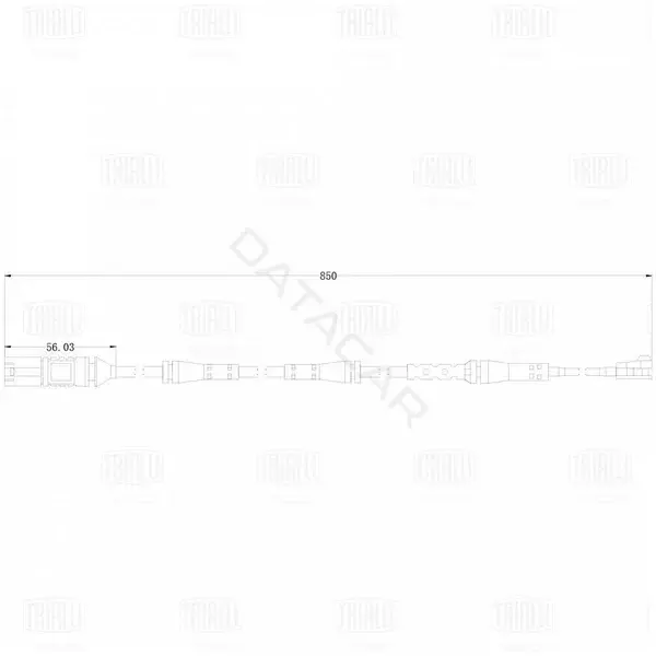 Датчик износа тормозных колодок TRIALLI PFS0127