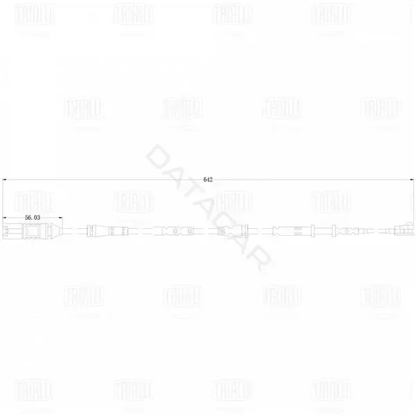 Датчик износа тормозных колодок TRIALLI PFS0162