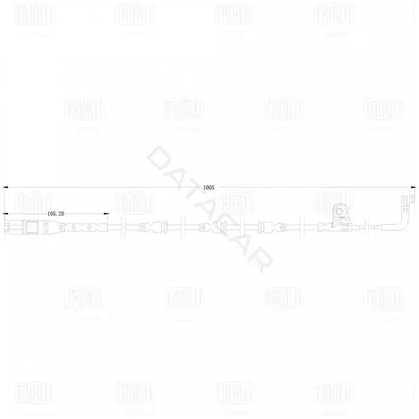 Датчик износа тормозных колодок TRIALLI PFS4180