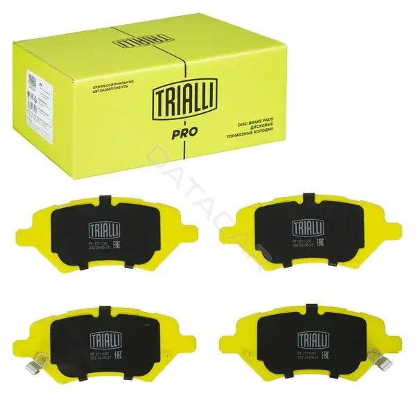 Тормозные колодки TRIALLI PF2711CR