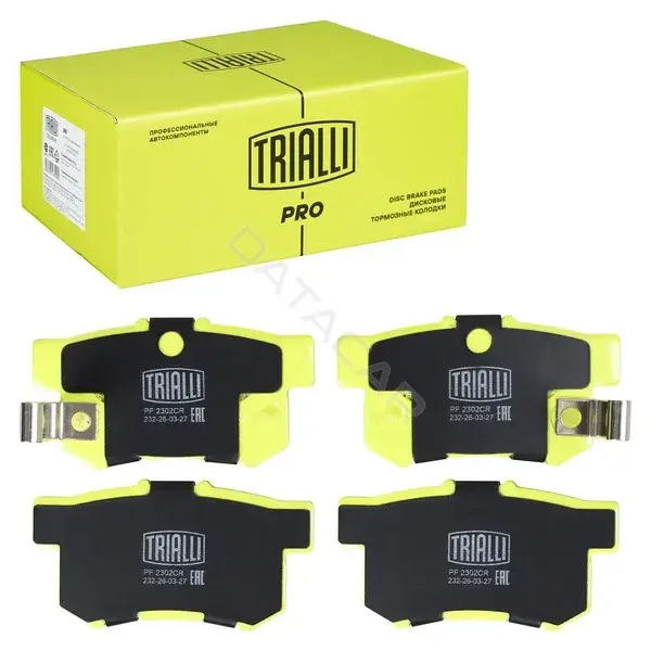 Тормозные колодки TRIALLI PF2302CR