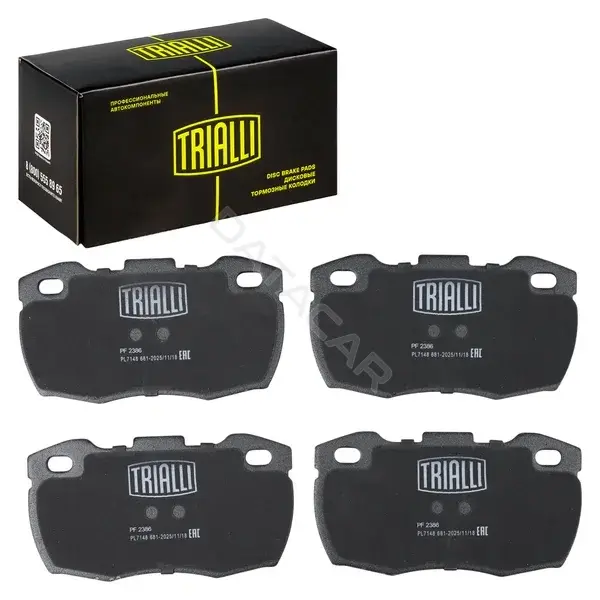 Тормозные колодки TRIALLI PF2386