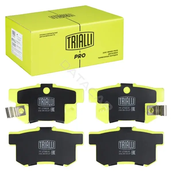 Тормозные колодки TRIALLI PF2708CR