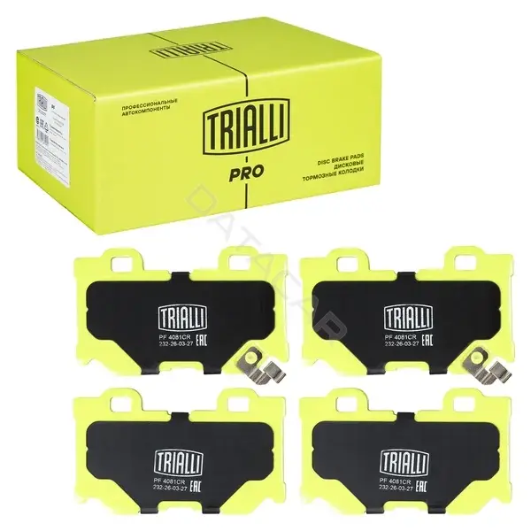 Тормозные колодки TRIALLI PF4081CR