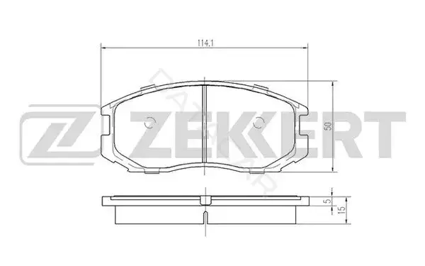 Тормозные колодки ZEKKERT BS-1237