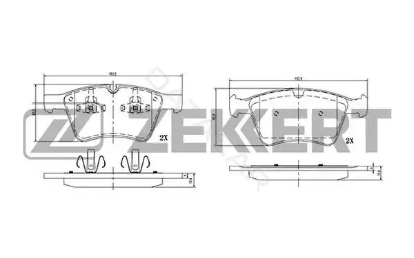 Тормозные колодки ZEKKERT BS-2126