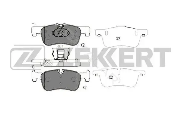 Тормозные колодки ZEKKERT BS-2146