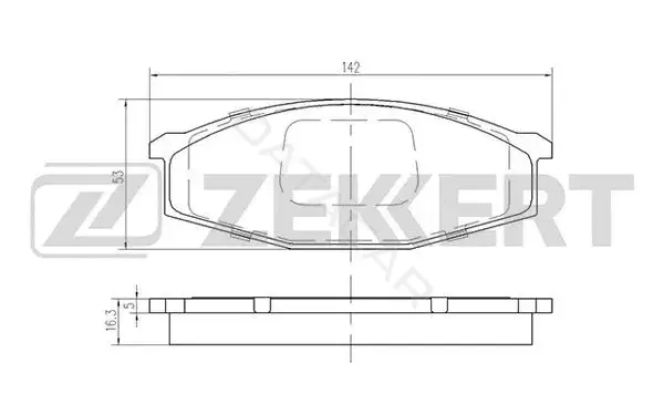 Тормозные колодки ZEKKERT BS-2150