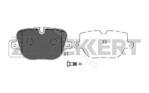 Тормозные колодки ZEKKERT BS-2529