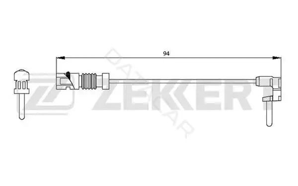 Датчик износа тормозных колодок ZEKKERT BS-8003