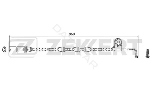 Датчик износа тормозных колодок ZEKKERT BS-8005