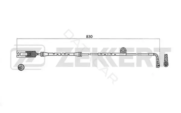 Датчик износа тормозных колодок ZEKKERT BS-8017