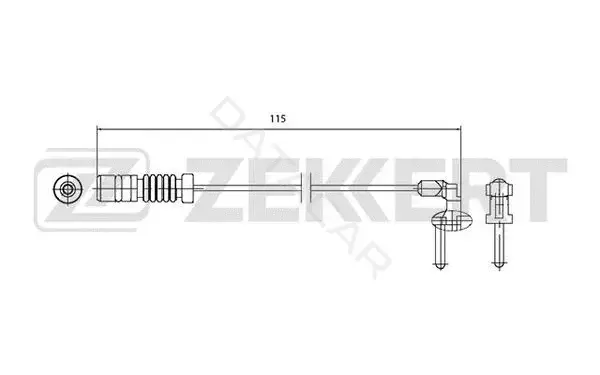 Датчик износа тормозных колодок ZEKKERT BS-8027