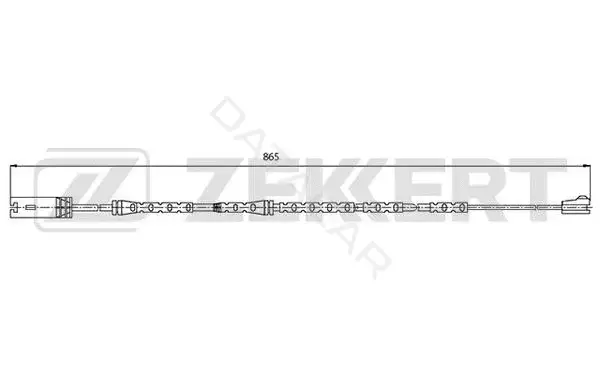 Датчик износа тормозных колодок ZEKKERT BS-8029