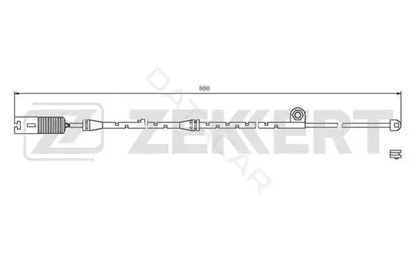 Датчик износа тормозных колодок ZEKKERT BS-8036