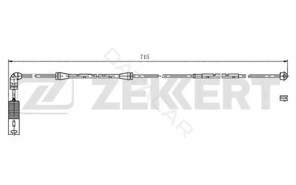 Датчик износа тормозных колодок ZEKKERT BS-8037