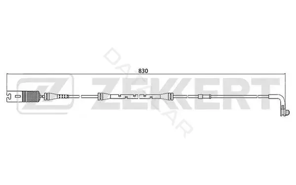 Датчик износа тормозных колодок ZEKKERT BS-8038