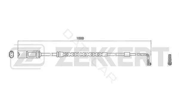 Датчик износа тормозных колодок ZEKKERT BS-8055