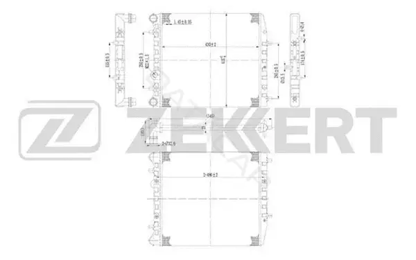 Радиатор охлаждения ZEKKERT MK-1008