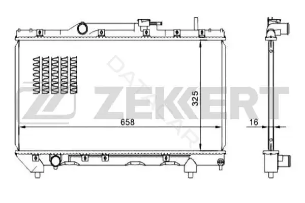 Радиатор охлаждения ZEKKERT MK-1043