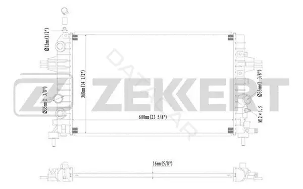 Радиатор охлаждения ZEKKERT MK-1084