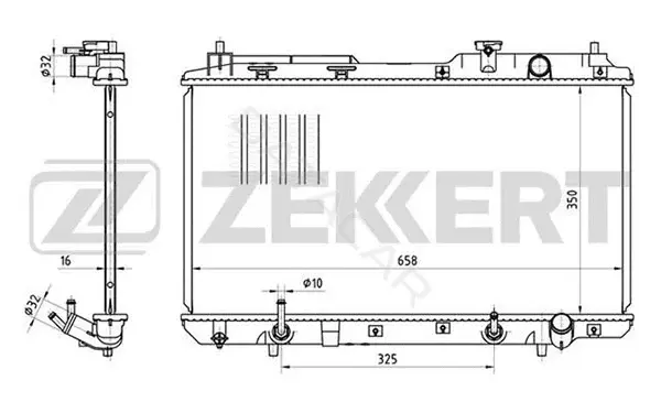 Радиатор охлаждения ZEKKERT MK-1099