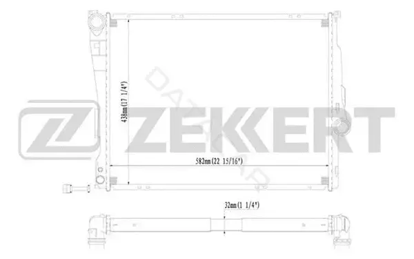 Радиатор охлаждения ZEKKERT MK-1111
