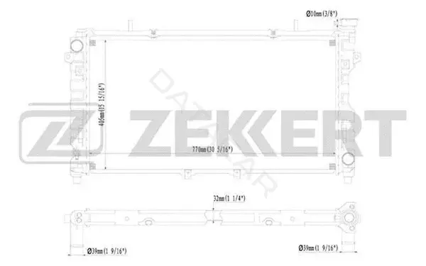 Радиатор охлаждения ZEKKERT MK-1149