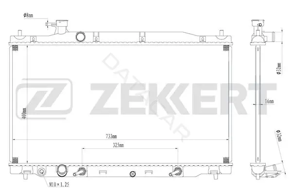 Радиатор охлаждения ZEKKERT MK-1262