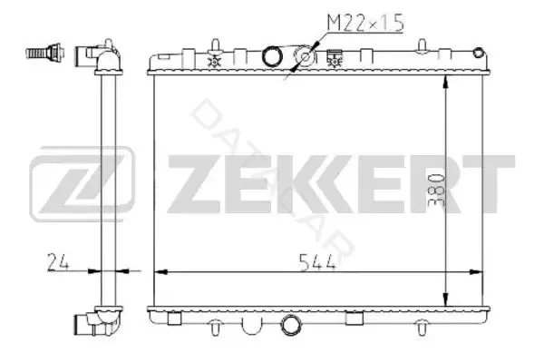 Радиатор охлаждения ZEKKERT MK-1344
