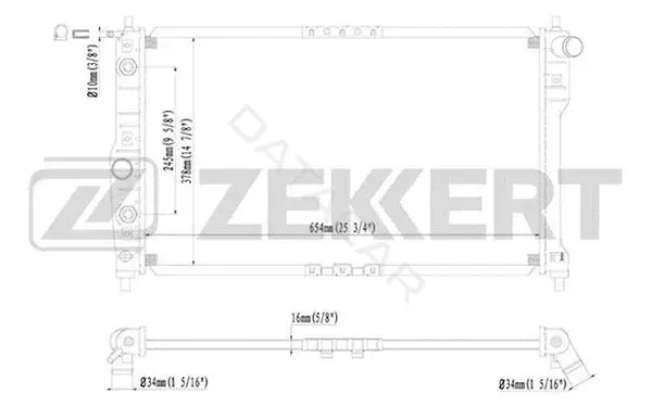 Радиатор охлаждения ZEKKERT MK-1382