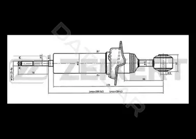 Амортизаторы ZEKKERT SG-2083