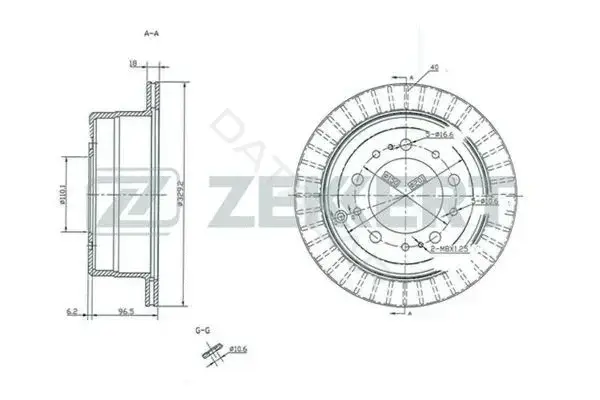 Тормозные диски ZEKKERT BS-5242