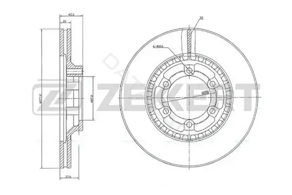 Тормозные диски ZEKKERT BS-5693