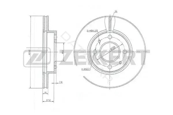 Тормозные диски ZEKKERT BS-5704