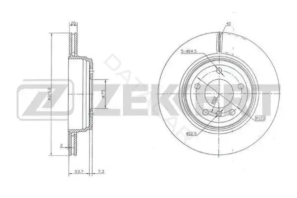 Тормозные диски ZEKKERT BS-5935