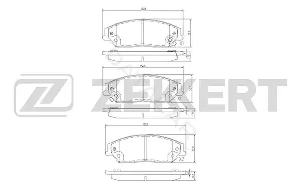Тормозные колодки ZEKKERT BS-2384