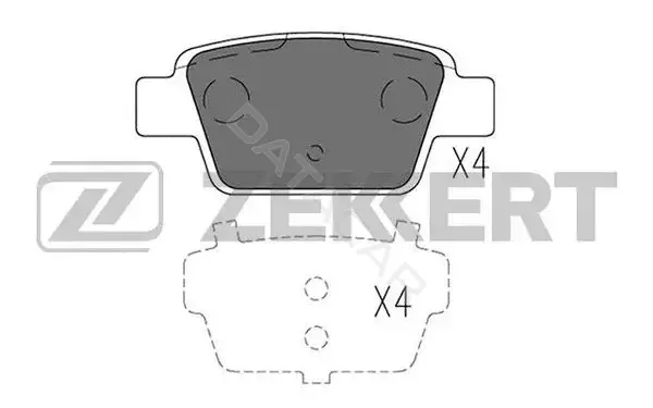 Тормозные колодки ZEKKERT BS-2920