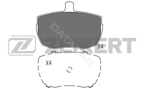 Тормозные колодки ZEKKERT BS-2965