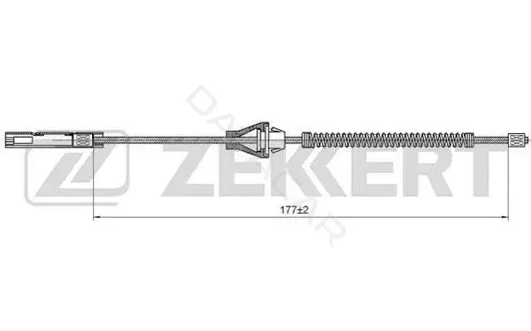 Трос ручника ZEKKERT BZ-1039