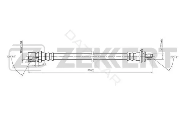Тормозные шланги ZEKKERT BS-9030