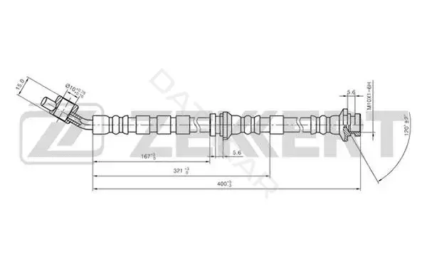 Тормозные шланги ZEKKERT BS-9033